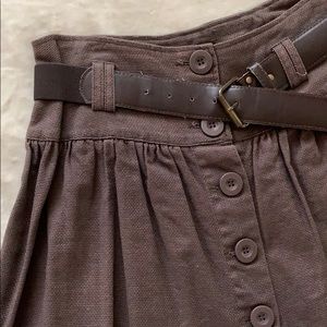 Brown Skirt